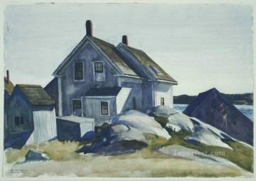 Edward Hopper Painting - Casa en el Fuerte Gloucester Edward Hopper